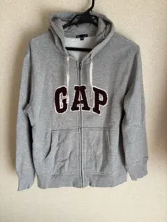 グレーパーカー ジップ