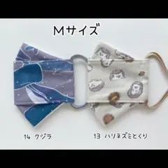 ハンドメイド　布マスク　子供Ｍサイズ　2枚セット