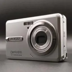 最安値★稼働品PENTAX Optio E OPTIO E85 オールドコンデジ Amazon | PENTAX デジタルカメラ Optio E85 シルバー 1210万画素