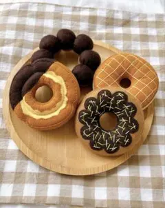 フェルトおままごと　フェルトドーナツ　おもちゃ チョコ