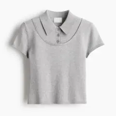 ニットポロシャツ ポロシャツ