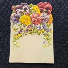 キャロルウィルソン　CarolWilson ノートパッド　クリスマス Vintage Carol Wilson Embossed Christmas Cardstock Note