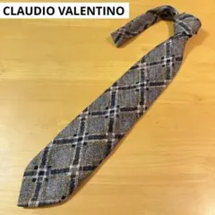 CLAUDIO VALENTINO クラウディオ　バレンチノ　チェック柄ネクタイのサムネイル