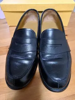 REGAL ブラックレザー ローファーJJ16