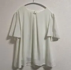 ELENA半袖ブラウス　エクリュ