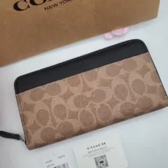 新商品　COACH　コーチ　長財布　ジップアラウンド　正規品