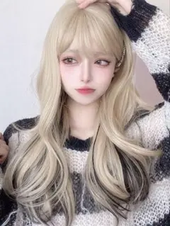 SHEIN 金髪ロング ウィッグ