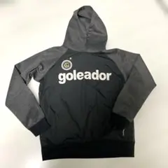 goleadorジャージフード付き　グレーブラック Mサイズ