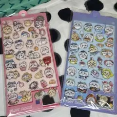 2枚まとめ売り　3D立体　ボンボンドロップ風　シール　レリーフ