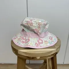 花柄バケットハット 子供用　アウトドア　外遊び　プール