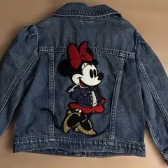 （美品）baby GAP Disney ミニーマウス デニムジャケット 3歳用