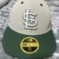 New Era 59FIFTY キャップ 7 4/1グレー/ダークグリーン