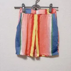 ⭐️１点もの⭐️カラフルストライプ ショートパンツ
