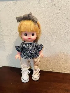 ☆789.リュックサックB タータンチェック ベージュ☆メルちゃんソラン