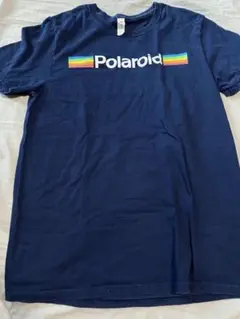 Polaroid ロゴ Tシャツ ネイビー　US Mサイズ　ポラロイド
