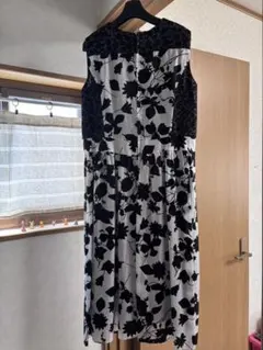 レキップ 未使用品 ロングワンピース アシンメトリータック カモフラ