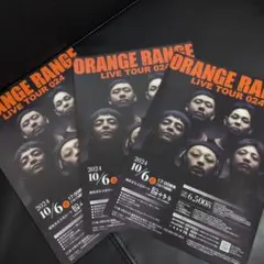 【ファイルし発送】ORANGE RANGE LIVEフライヤー3枚