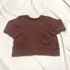 ブラウン 長袖トレーナー 110サイズ