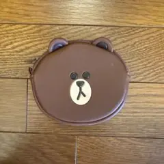LINE ブラウン　コインケース