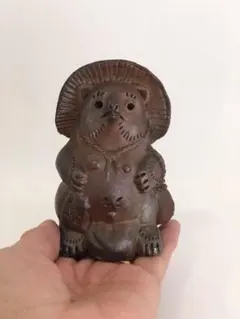 藤原陶臣 備前焼 子置物 打ち出の小槌に鼠 2025年最新】備前焼