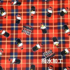 キティちゃん　ハローキティ　ハギレ　生地　防水　ポリス　新品