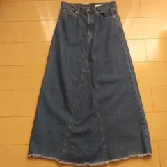 グリーンレーベルリラクシング　デニムスカート　M