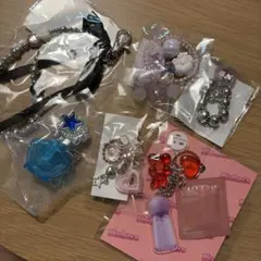 ハンドメイド ビーズキーホルダー セット まとめ売り