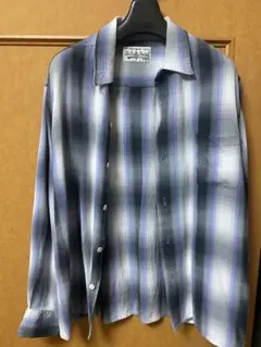 オンブレチェックシャツ シャツ