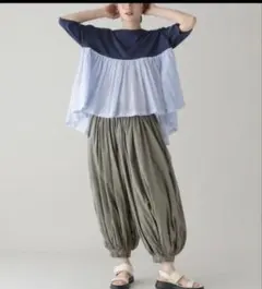 natural by clip mumokuteki 身体喜ぶ楽々バルーンパンツ