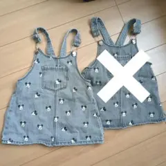 zara baby ジャンパースカート　ミッキー　ディズニー　86cm 1点