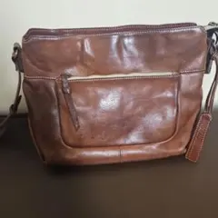 box21 レザー ショルダーバッグ 브라운