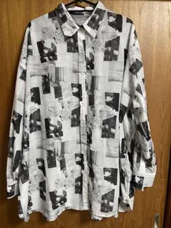 お値下げ♡JEANASIS総柄プリントシャツのサムネイル