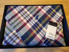 Ralph Lauren チェック柄ブランケット 100x140cm