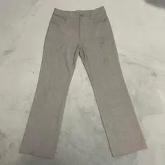【ブランド記名なし】グレー ストレートレッグ スラックス ボトムス