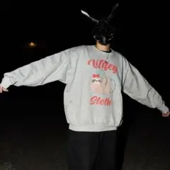 古着 90s オーバーサイズ スウェット HANES 3XL ナマケモノSW