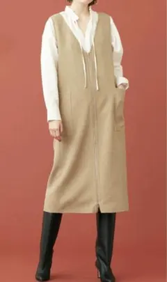 ◎Tomorrowland ballsey◎Vネック ジャンパースカート