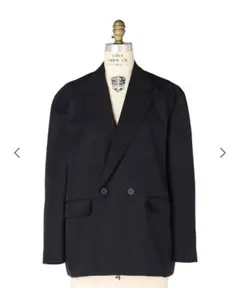 Drawer ギャバジンテイラードジャケット　36 ネイビー