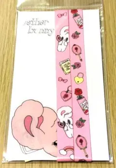 【未使用】esther bunny エスターバニー　リボンストラップ 韓国非売品