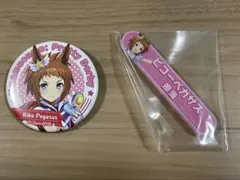 ウマ娘 ビコーペガサス キャラバッジ 担当称号アクリルバッジ
