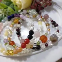 天然石ブレスレット　4本　内周約16㎝