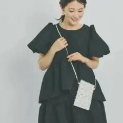 bitnabi ビンナビ　尾州高級ツイードモバイルケース（パールホワイト）