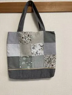 パッチワークデザイン トートバッグ