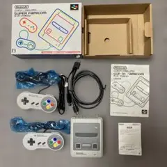 【美品】ニンテンドークラシックミニ スーパーファミコン 箱・説明書・袋など完備