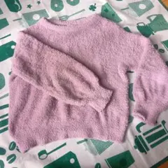 earth music&ecology 薄紫 長袖セーター【C-15】