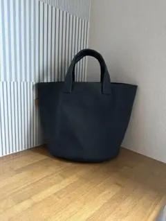 【ハンドメイド】帆布バケツトートバッグS＊ボトルグリーン