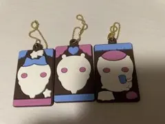 ちいかわ キャラパキ ラバーマスコット　ちいかわ　ハチワレ　くりまんじゅう
