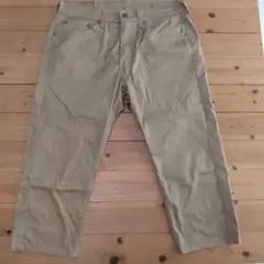リーバイス　505 cool クロップド　パンツ W32 ベージュ