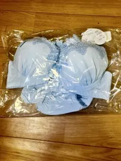 ライトブルー ブラジャーショーツセット