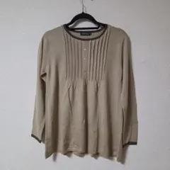 DECOY デコイ コレクション　ニット　セーター　カーディガン　ベージュ M