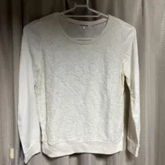 アイボリー 長袖トップス L